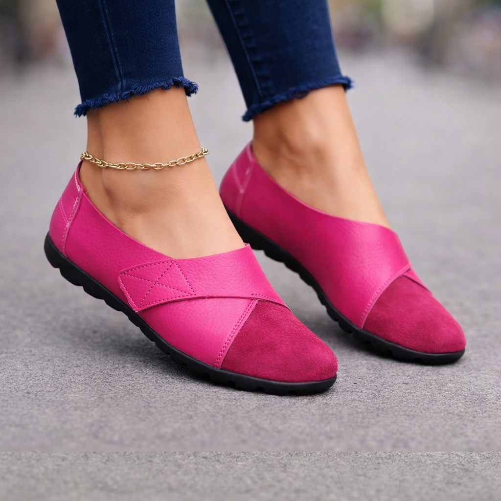 Women’s Orthopedic Leather Loafers: Arch Support Slip-Ons