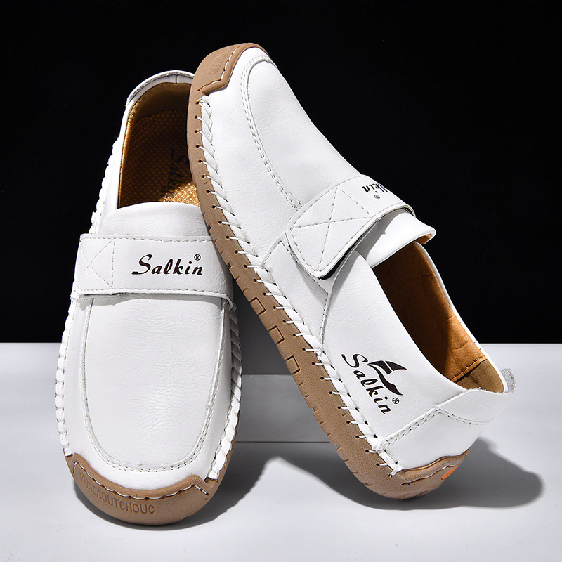 ⏰Flash Sale 70% OFF🔥-Men’s Premium Leather Orthopedic Loafers: Easy Slip-On Walking Shoes with Corrective Arch Support, Ergonomic Footbed & All-Day Comfort