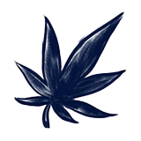 An icon depicting a hemp leaf.