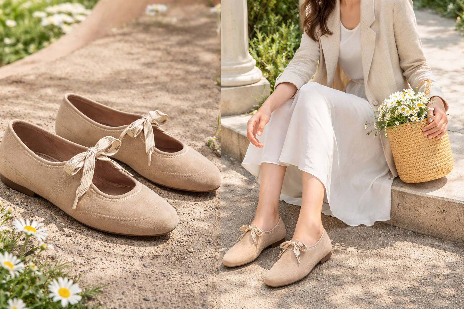 🎁LAST DAY 70% OFF🎁Women's Bow-Tie Mary Jane Flats - Comfortable & Versatile Ballet Shoes - Casual Shallow Scoop Single Shoes