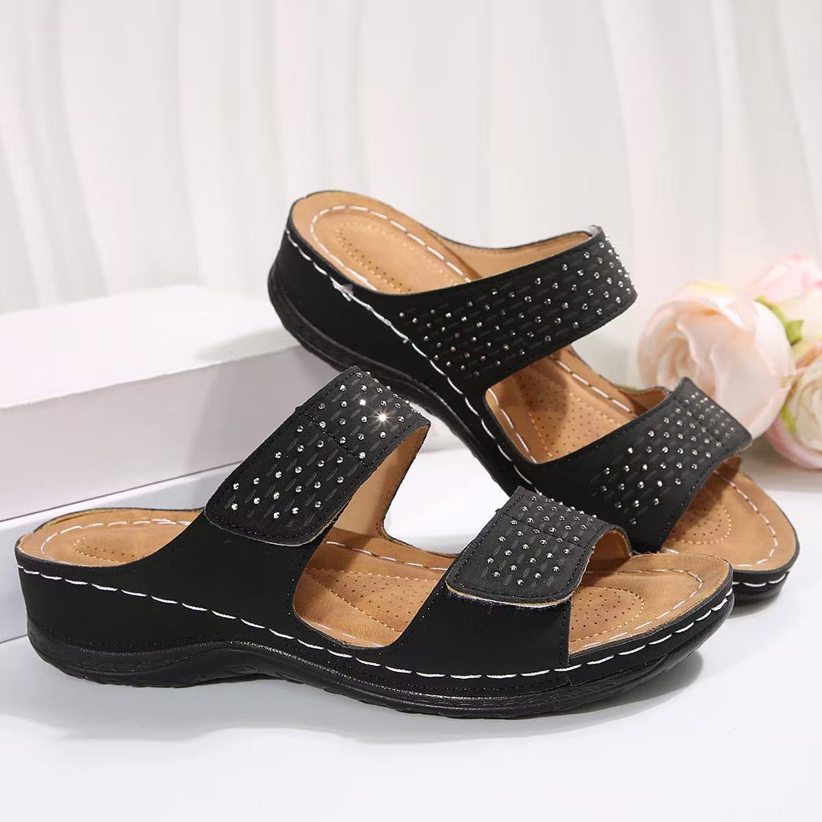 🔥Last Chance Deal – 70% OFF🔥 | Lightweight wedge sandals with soft cushioning and arch support for women