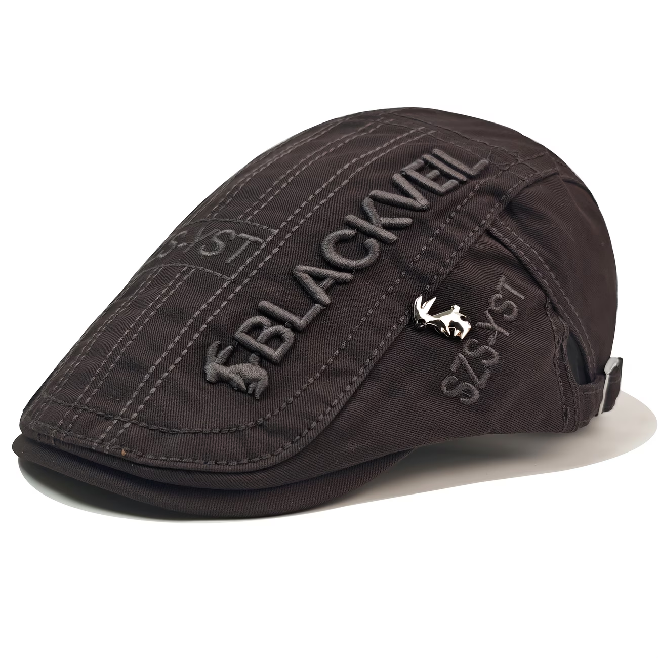 Dark Gray flat cap