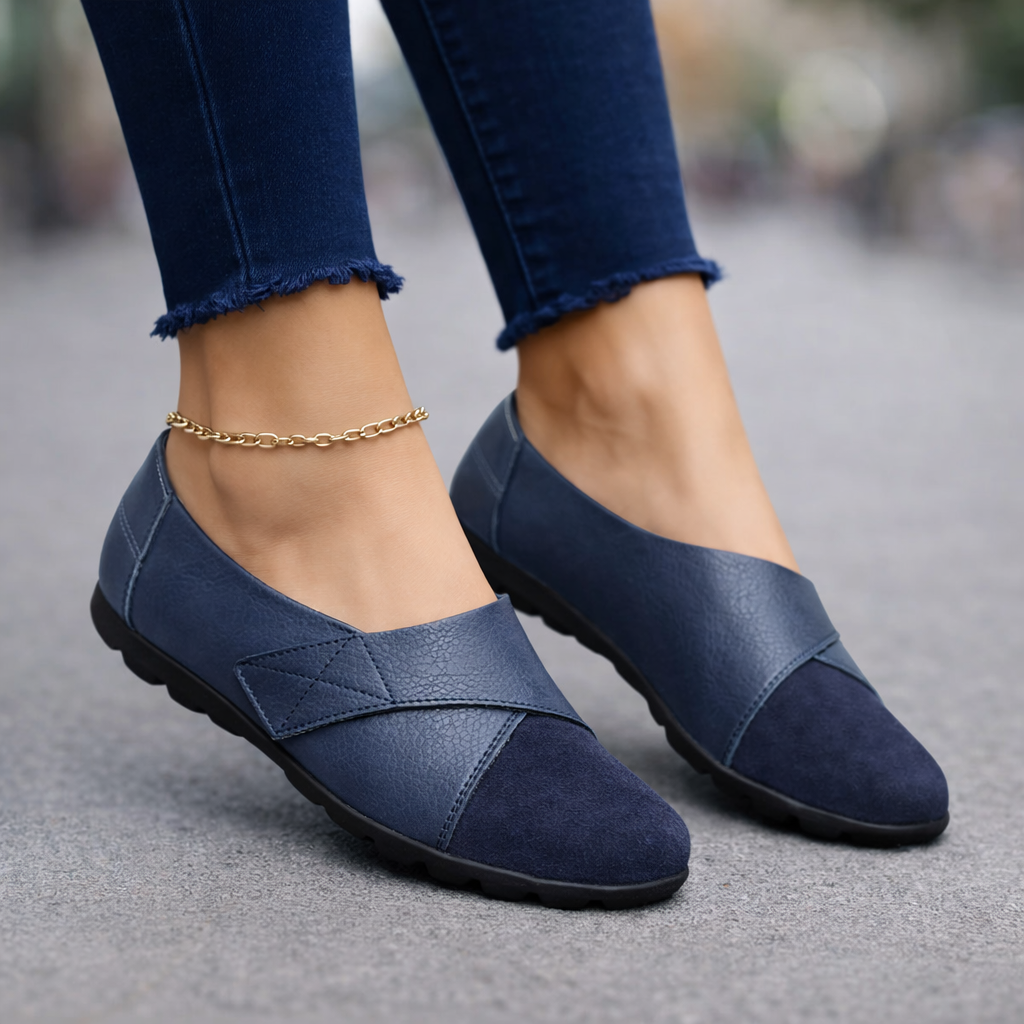 Women’s Orthopedic Leather Loafers: Arch Support Slip-Ons