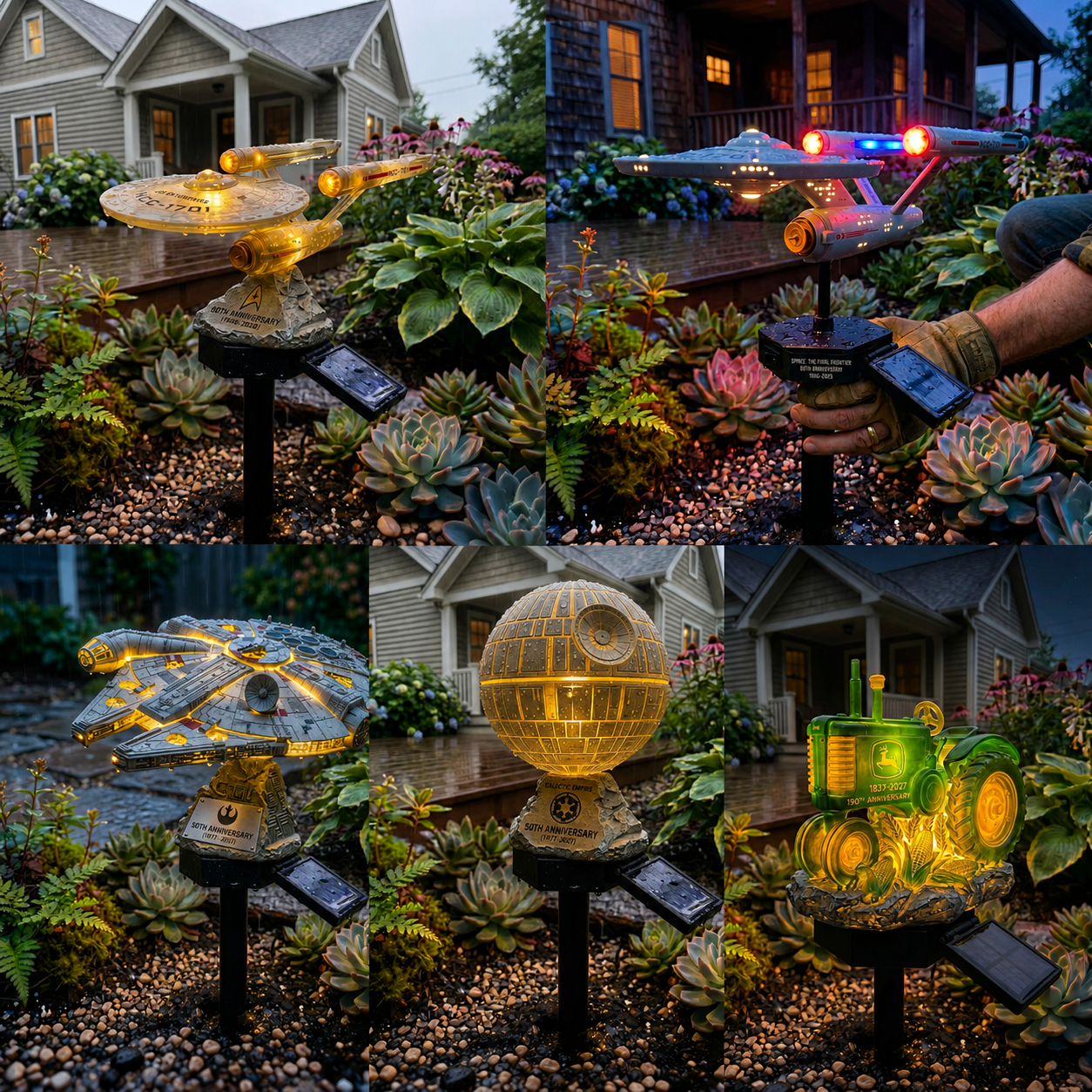 🚀 Every Star Trek Fan Needs This Enterprise Garden Light!