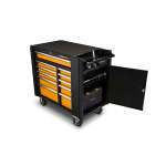 gethtarwrench 83169 42" 11 Drawer Black & Orange Mobile Work Station