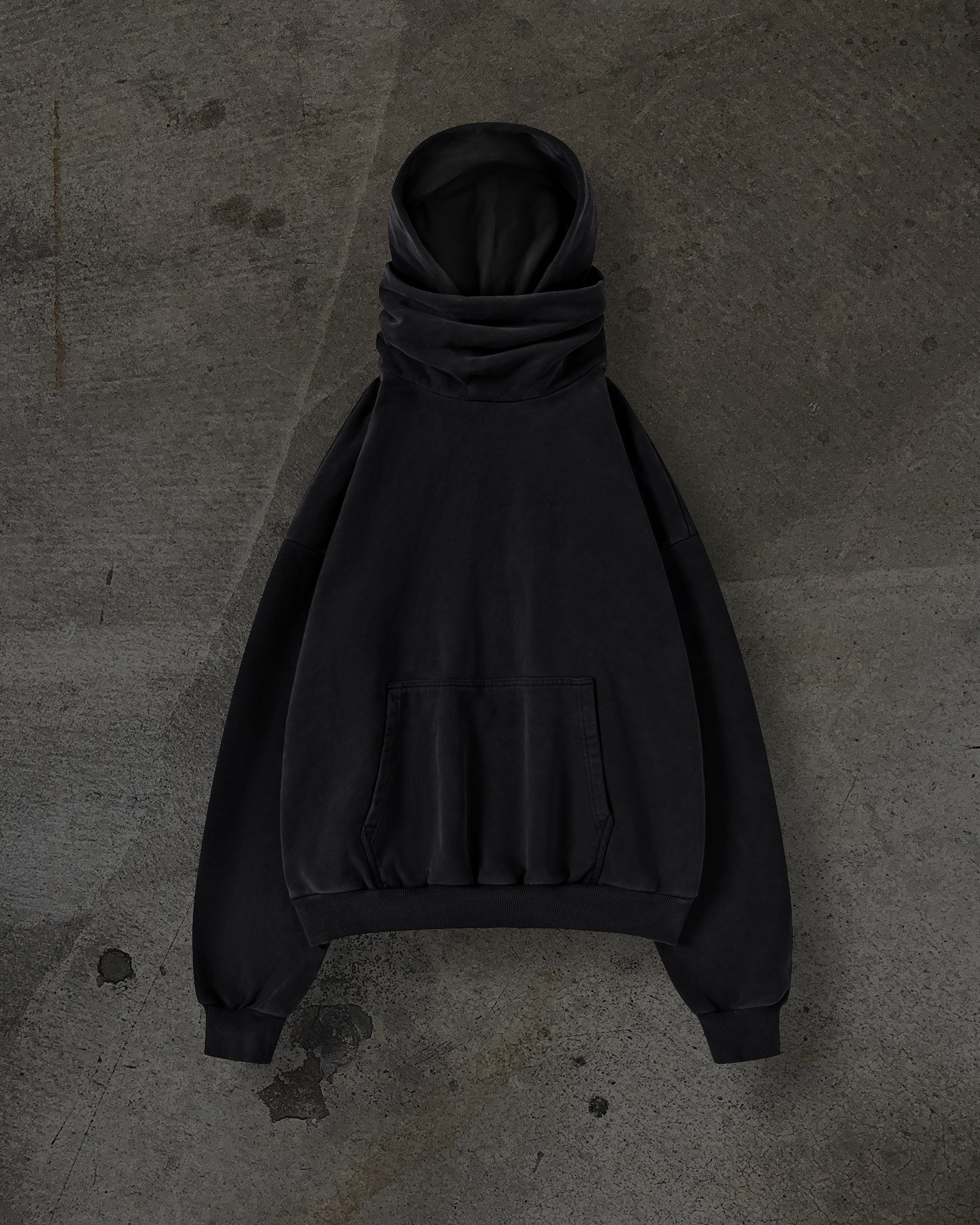 MASKED HOODIE (BLACK)