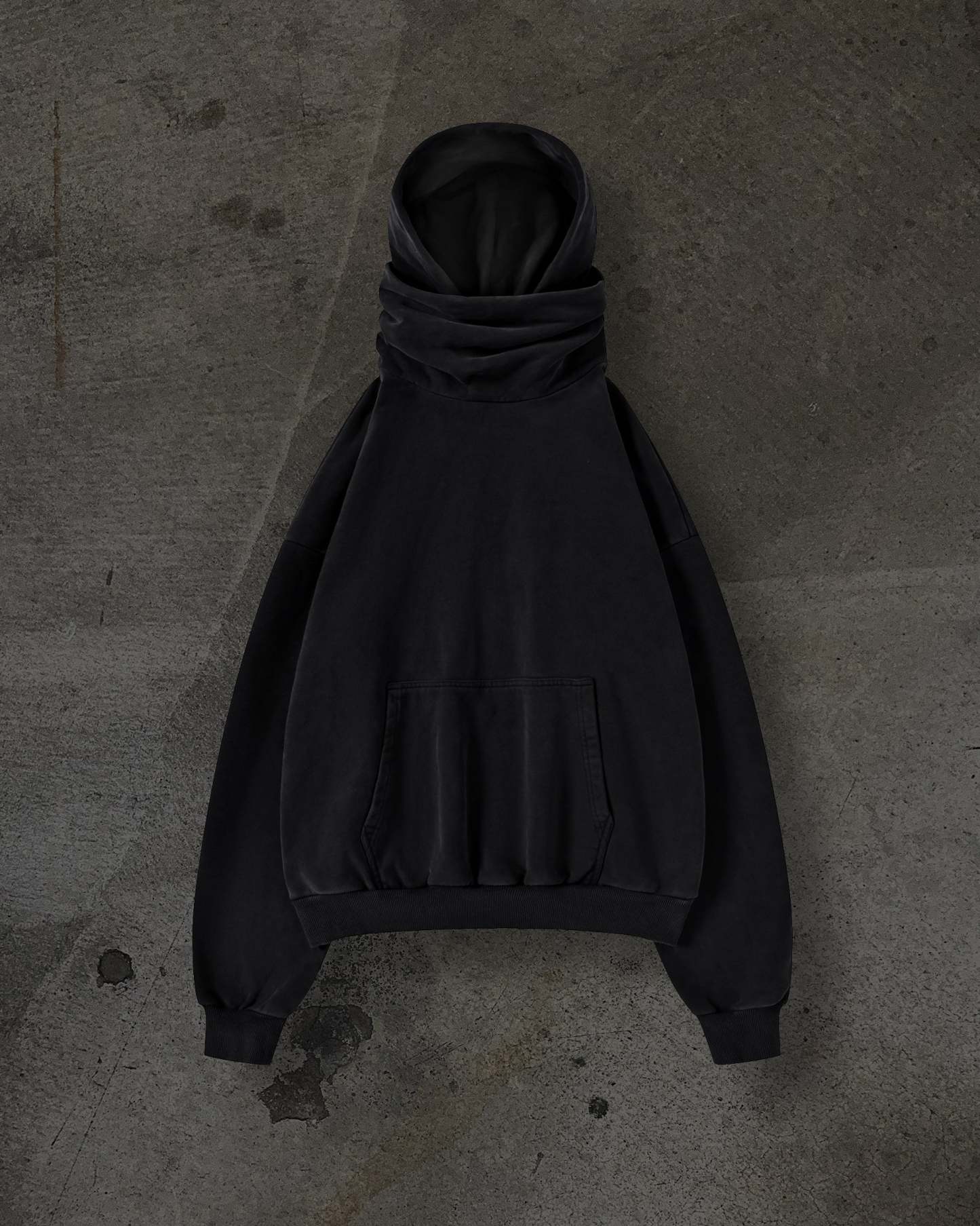 MASKED HOODIE (BLACK)