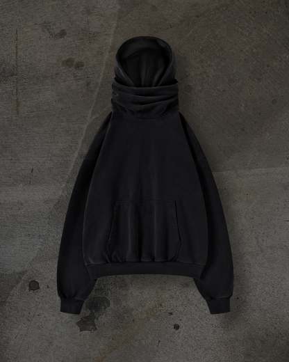 MASKED HOODIE (BLACK)