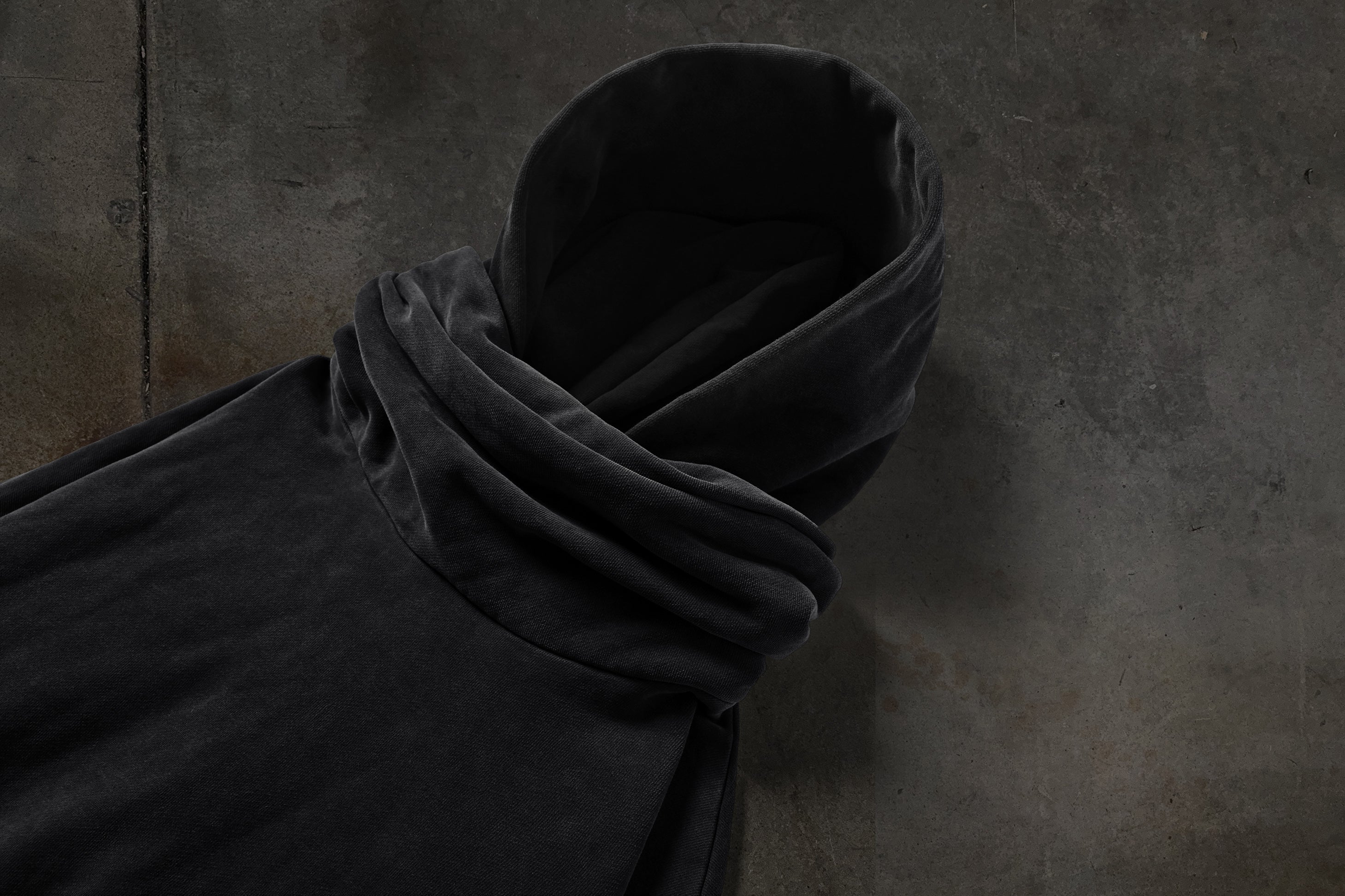 MASKED HOODIE (BLACK)