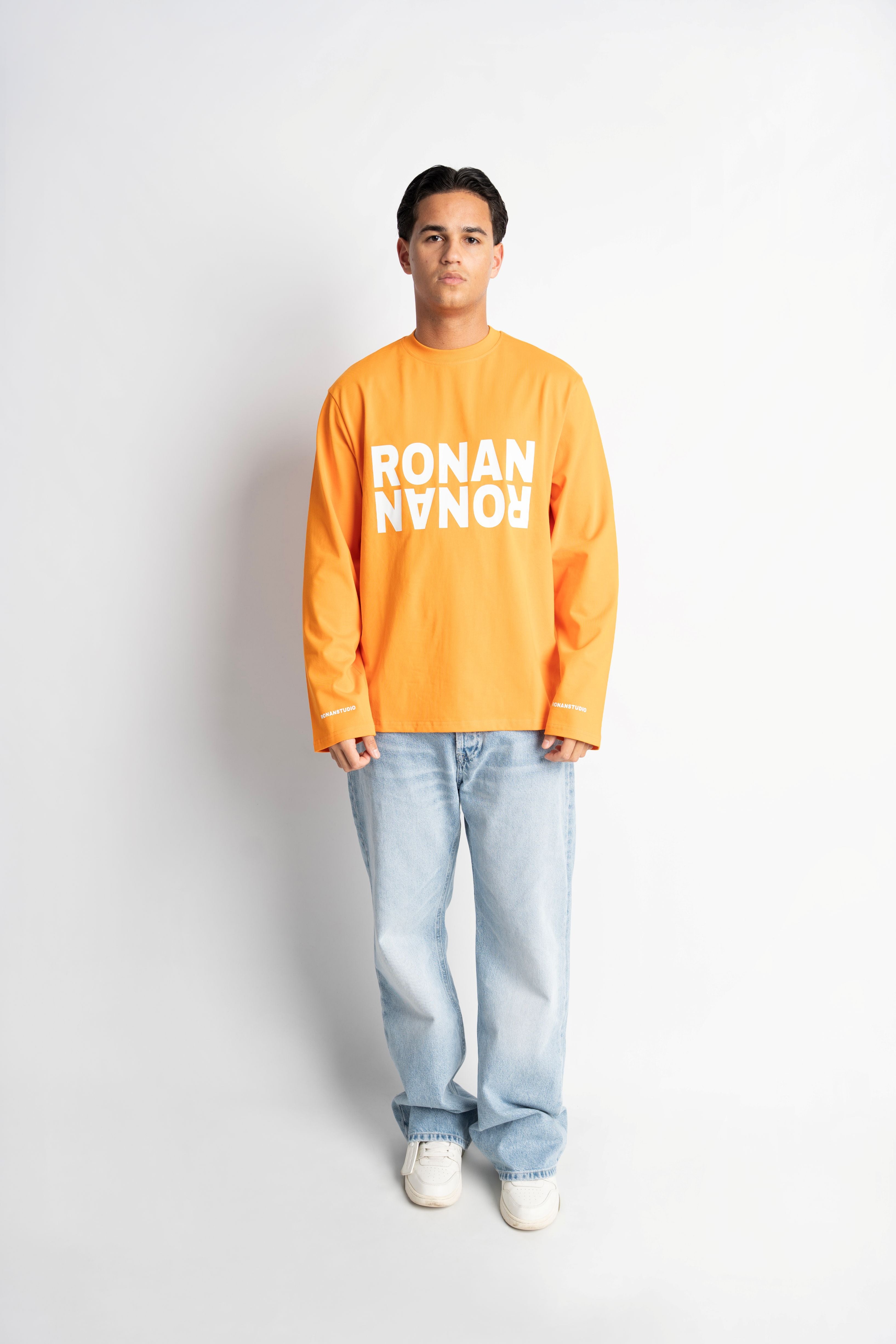 CLUB OVERSIZED LONGSLEEVE ORANGE