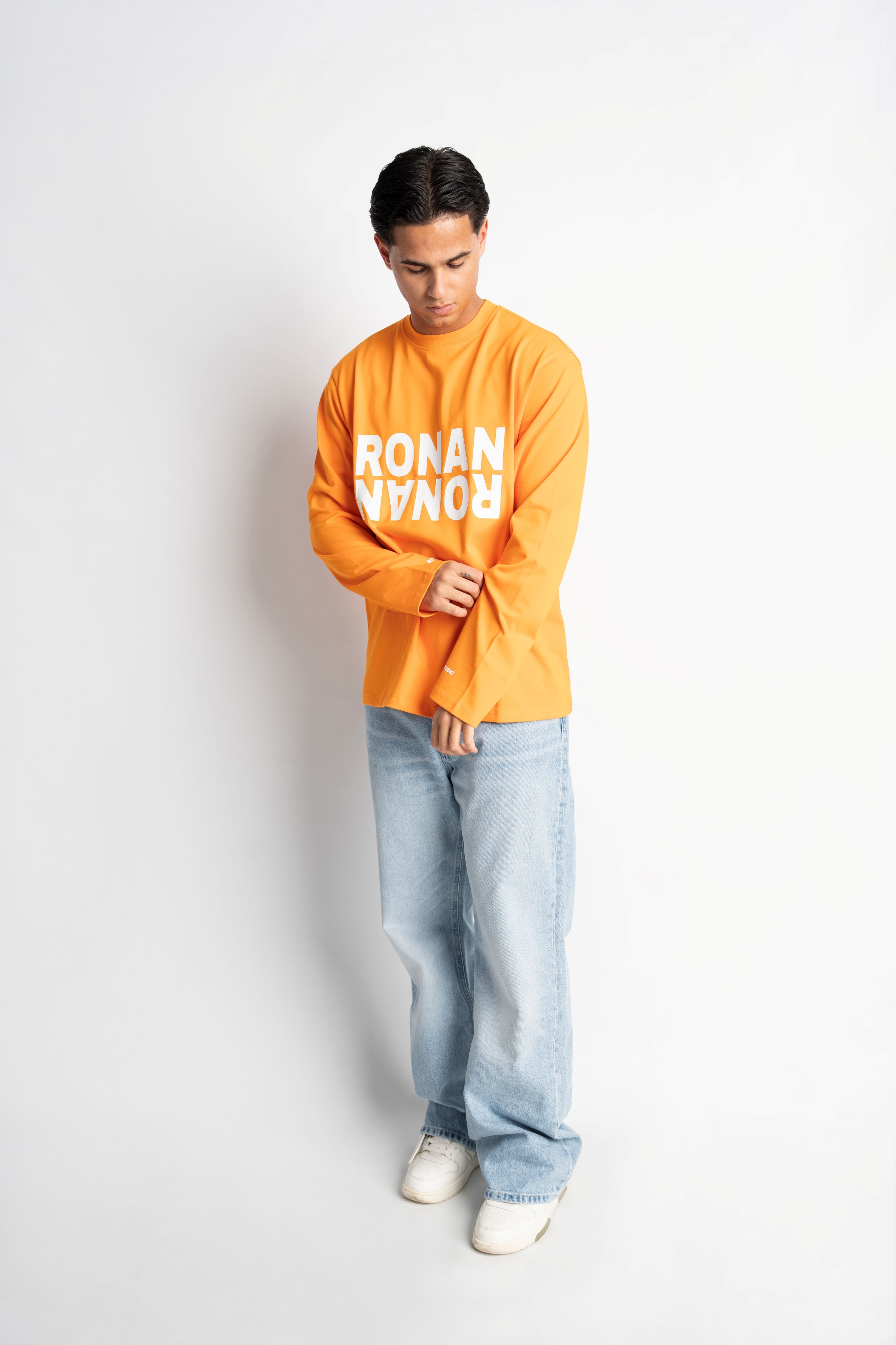 CLUB OVERSIZED LONGSLEEVE ORANGE