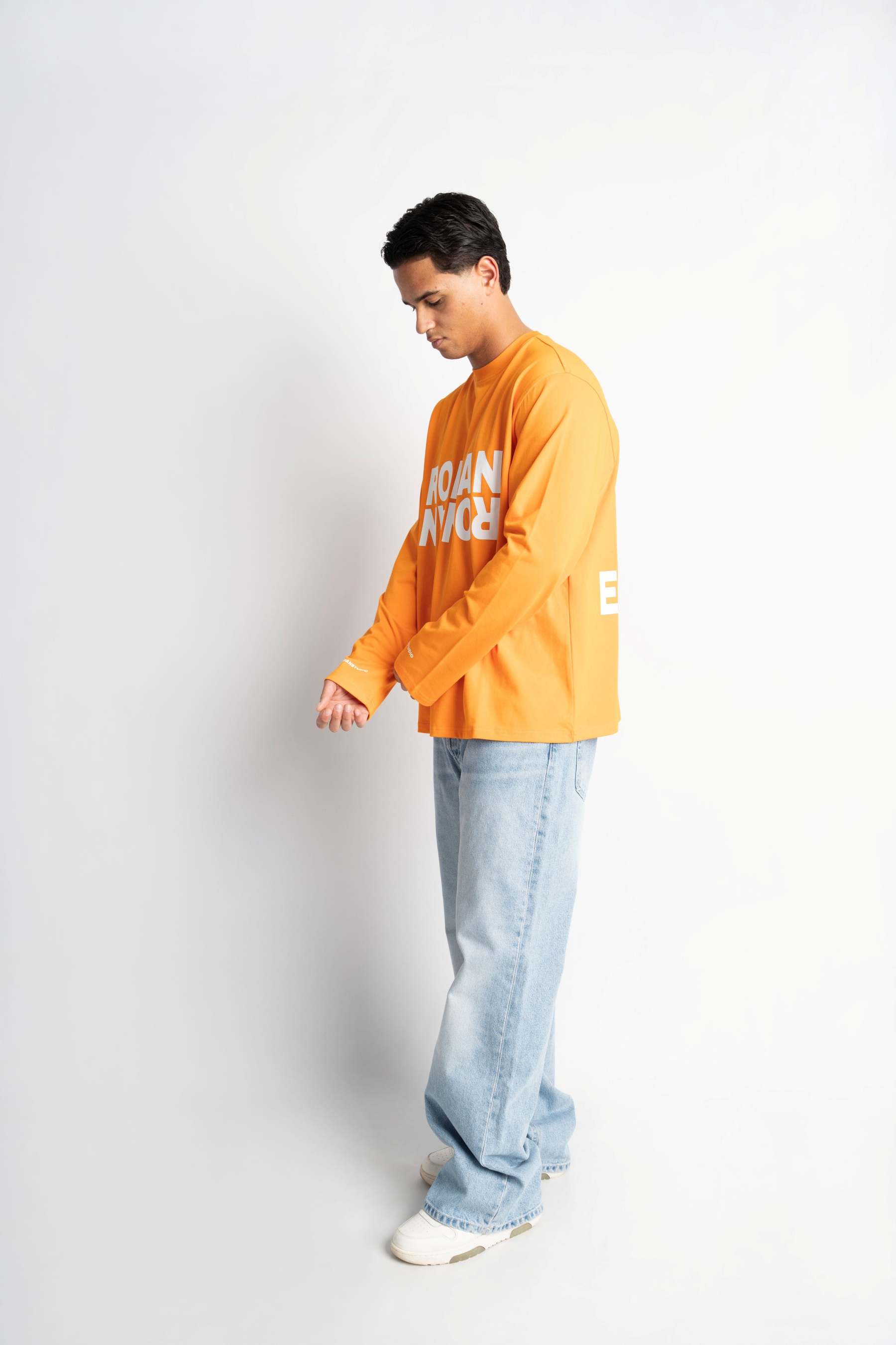 CLUB OVERSIZED LONGSLEEVE ORANGE