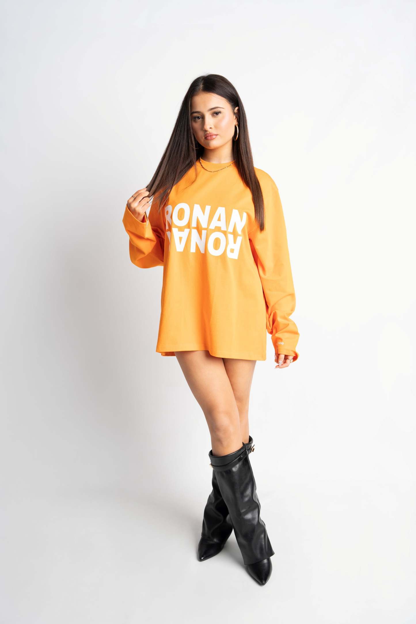 CLUB OVERSIZED LONGSLEEVE ORANGE