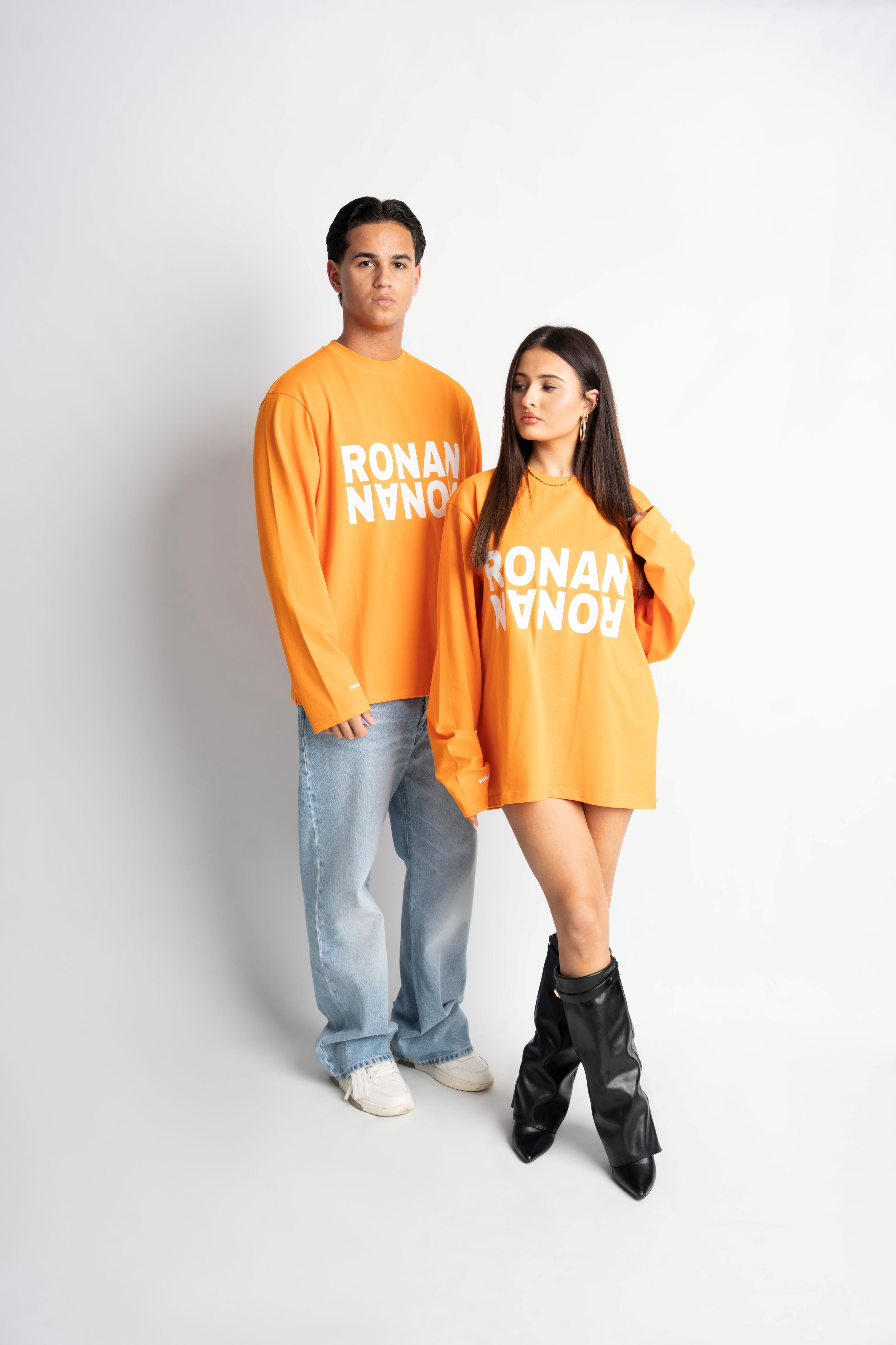 CLUB OVERSIZED LONGSLEEVE ORANGE