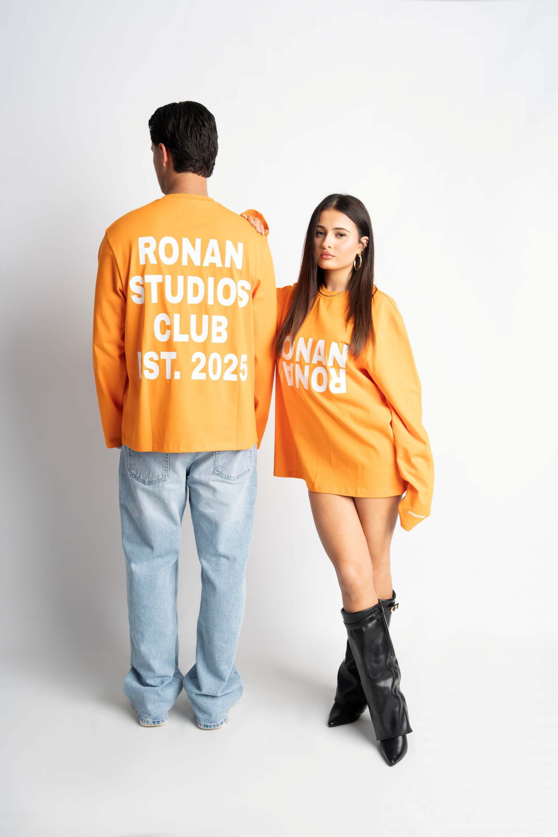 CLUB OVERSIZED LONGSLEEVE ORANGE