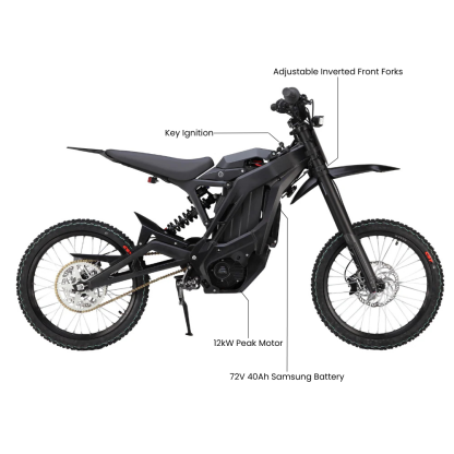 E Ride Pro SS 2.0 - Long Range Electric Dirt EBike 72V