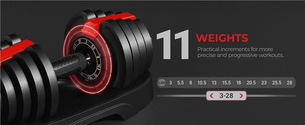 Yaheetech Adjustable Dumbbells Set (40LB/52.5LB/90LB) with Anti-Slip Handle, Storage Tray, Durable Steel Construction for Home Gym Weight Training Yaheetech Adjustable Dumbbells Set (40LB/52.5LB/90LB) with Anti-Slip Handle, Storage Tray, Durable Steel Construction for Home Gym Weight Training