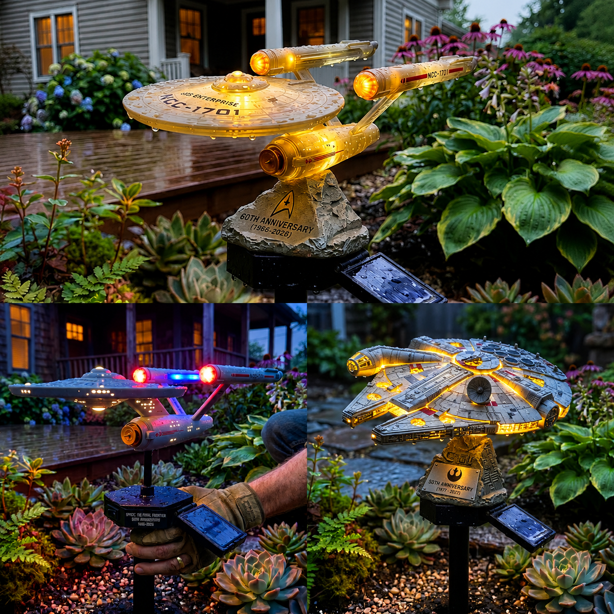 🚀 Every Star Trek Fan Needs This Enterprise Garden Light!