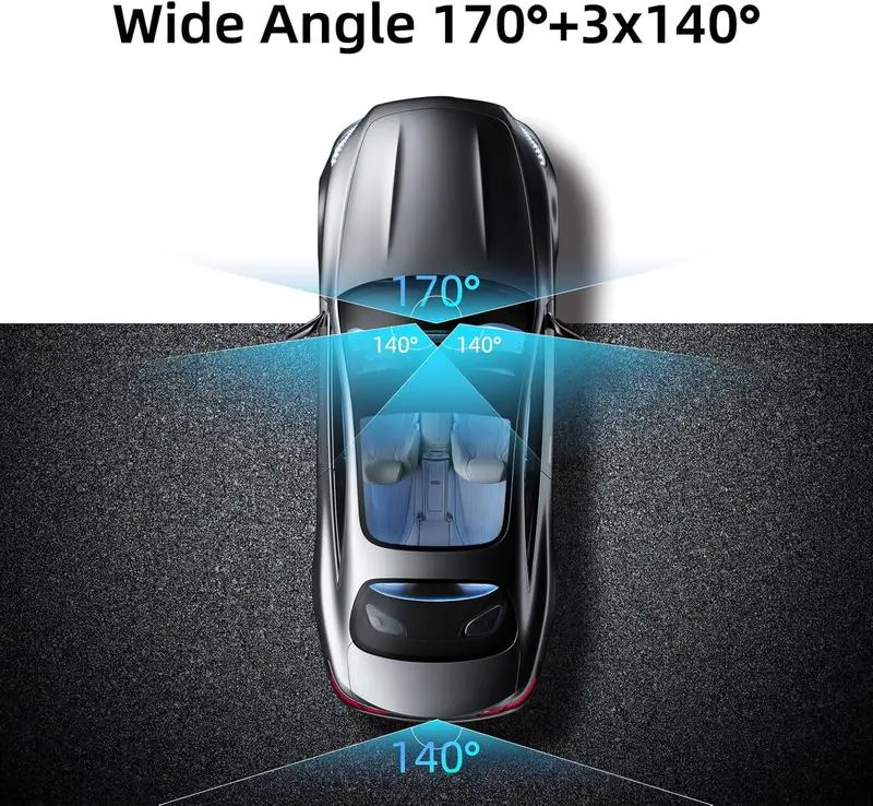 【QPJ】HD  Driving Recorder，Super Night Vision, Loop Recording and 64GB Memory Card, Car Charger for Free Automotive Dvr Convenient Cop Dashcam