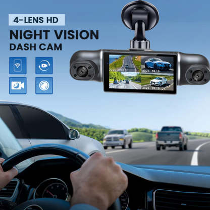 🥳2026 HOT SALE🥳💞50K+ SOLD!📹🚗 50% OFF! 360° Eagle Eye Parking Camera – All-round view, no blind spots. 1080P HD, loop recording. Park with confidence. 🛡️🌙