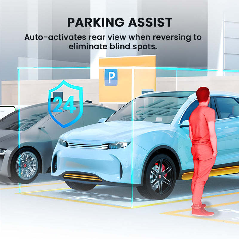 🥳2026 HOT SALE🥳💞50K+ SOLD!📹🚗 50% OFF! 360° Eagle Eye Parking Camera – All-round view, no blind spots. 1080P HD, loop recording. Park with confidence. 🛡️🌙