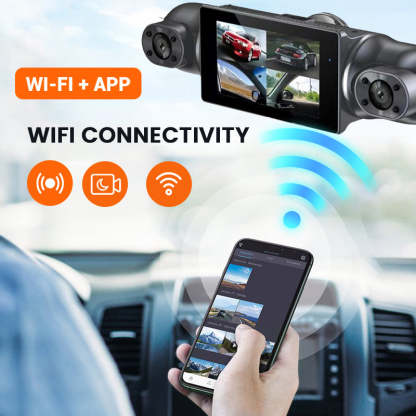 🥳2026 HOT SALE🥳💞50K+ SOLD!📹🚗 50% OFF! 360° Eagle Eye Parking Camera – All-round view, no blind spots. 1080P HD, loop recording. Park with confidence. 🛡️🌙