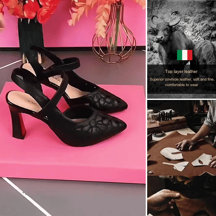 💥49% Reducere🔥【35-41】Tocuri înalte monocrome confortabile, cu vârf ascuțit