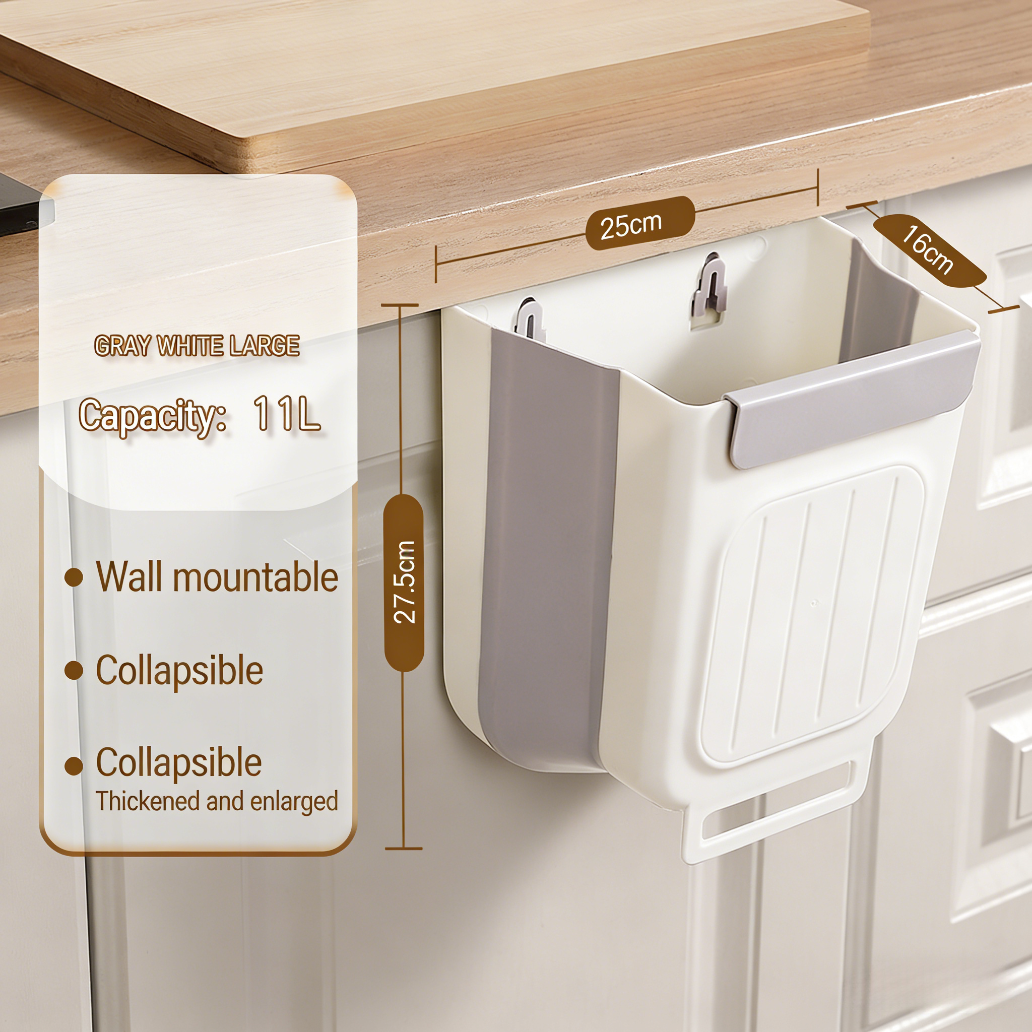 LAST DAY 50% OFF - Foldable Kitchen Trash Can