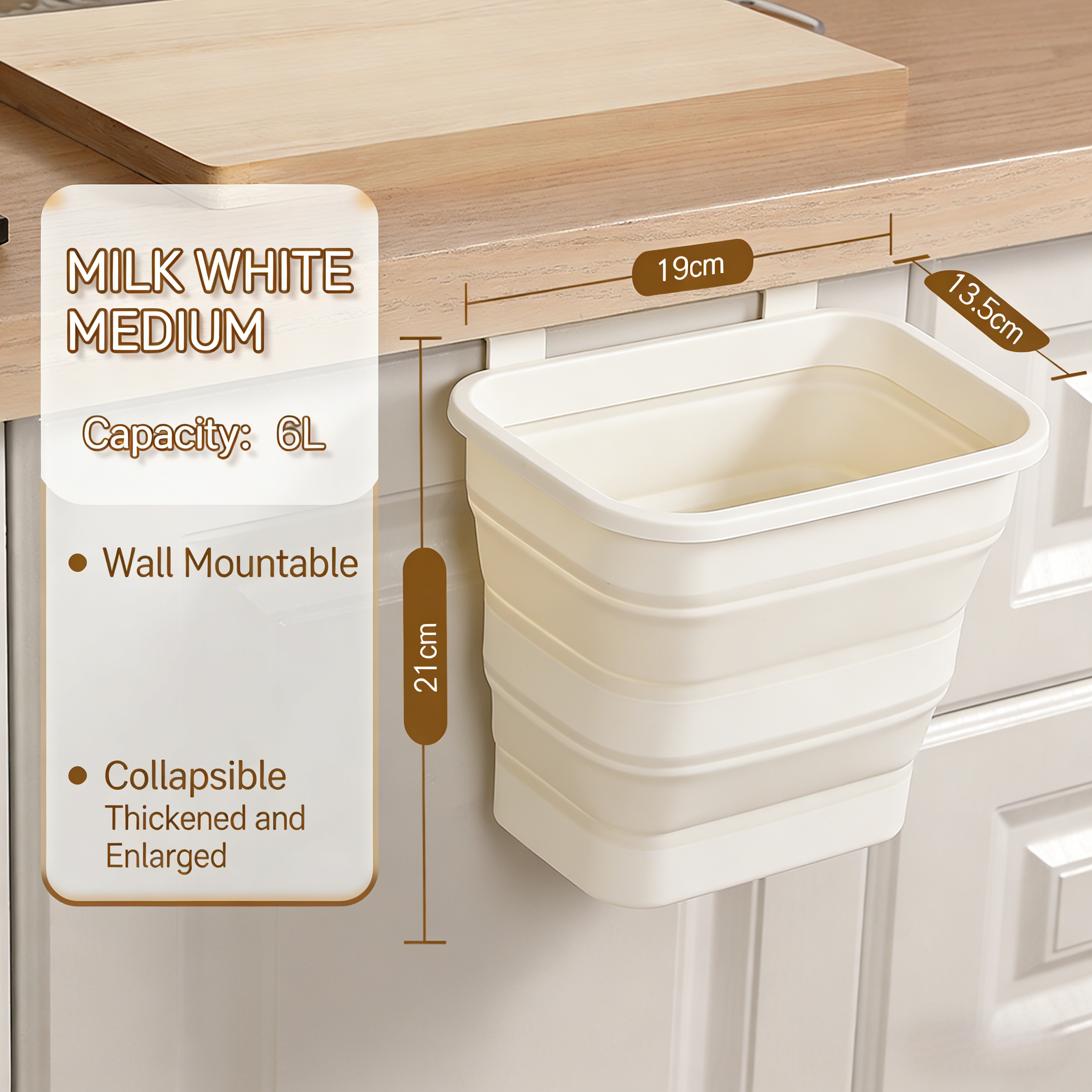 LAST DAY 50% OFF - Foldable Kitchen Trash Can