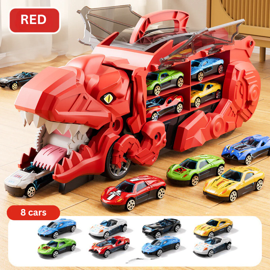 🔥LAST DAY 49% OFF - 🤗Dinosaur Eater Car Ejection Rail Toy🦖🚗
