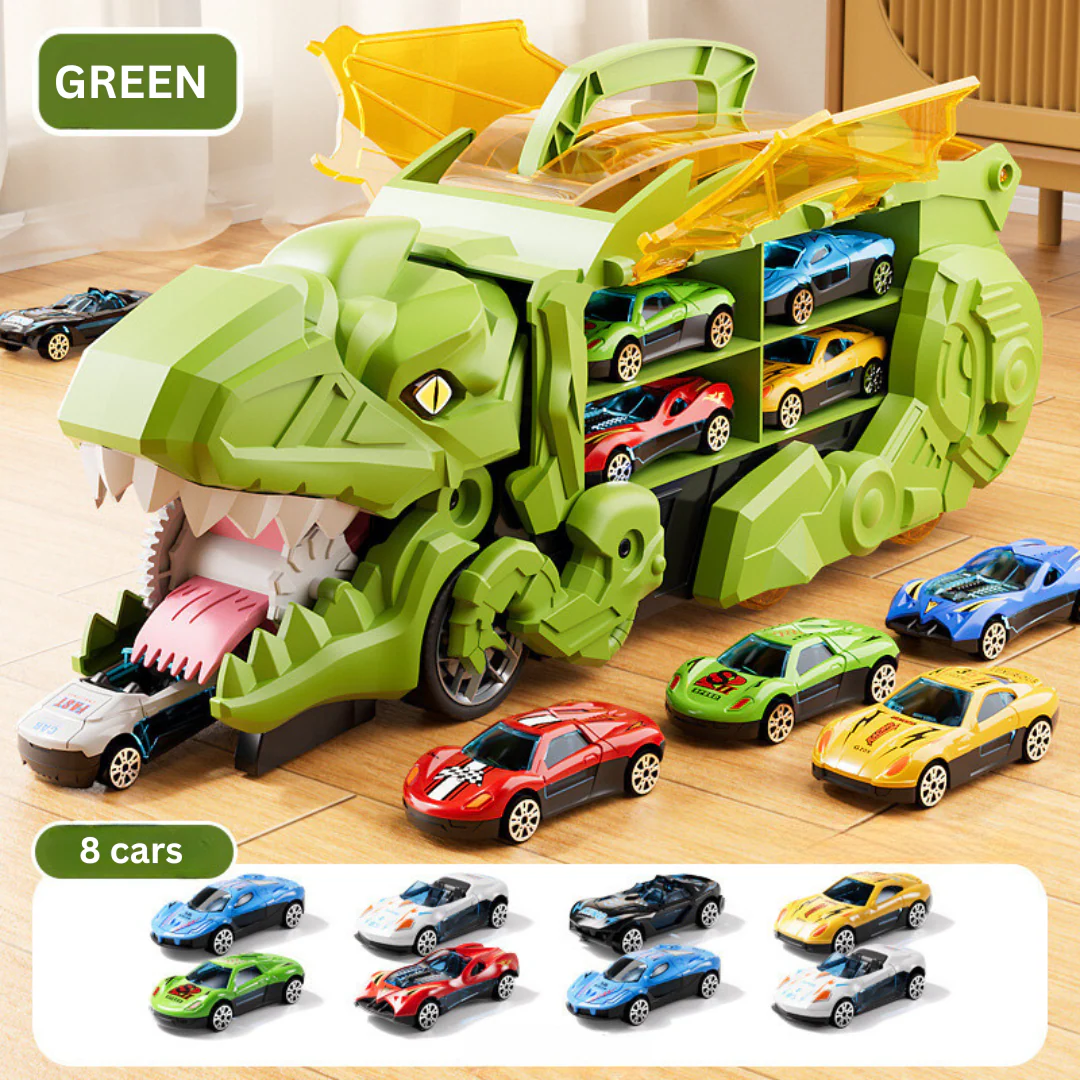 🔥LAST DAY 49% OFF - 🤗Dinosaur Eater Car Ejection Rail Toy🦖🚗