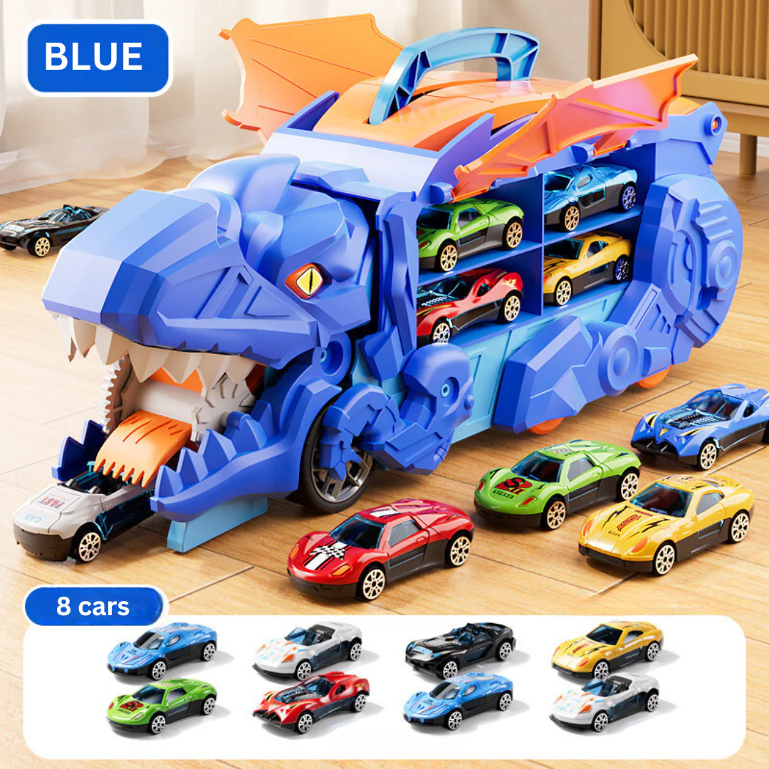 🔥LAST DAY 49% OFF - 🤗Dinosaur Eater Car Ejection Rail Toy🦖🚗