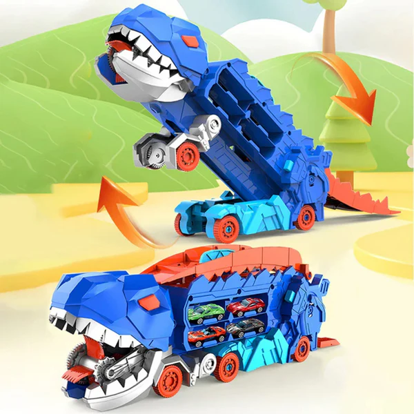 🔥LAST DAY 49% OFF - 🤗Dinosaur Eater Car Ejection Rail Toy🦖🚗
