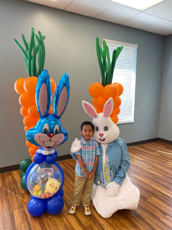 🔥🐰 Giant Bunny Balloon Companion – with thick latex balloons