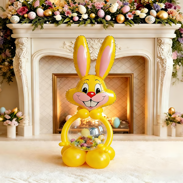 🔥🐰 Giant Bunny Balloon Companion – with thick latex balloons