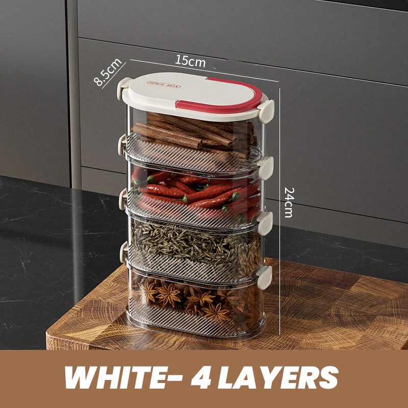 ⚡Limited-time special offer🔥 Multi-layer Sealed Spice Organizer