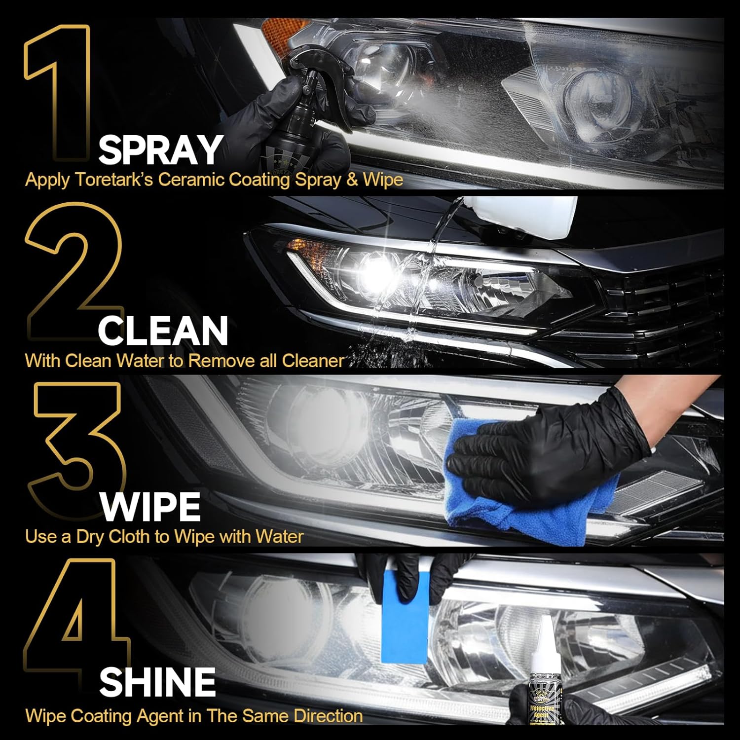 🔥Last Day 50% OFF - Car Headlight Restoration Kit