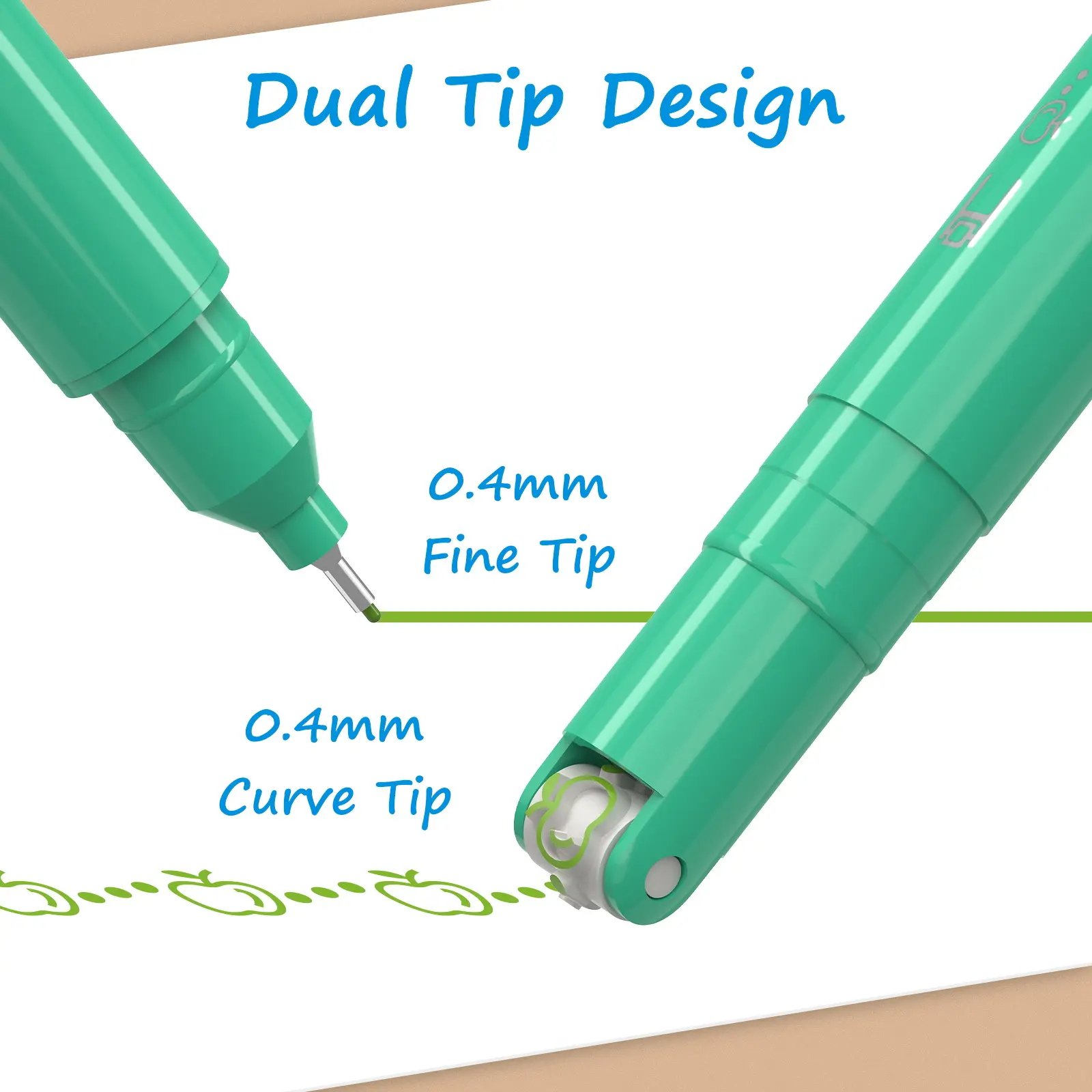 🔥LAST DAY 50% OFF - Dual Tip Curve Highlighter Pen Set