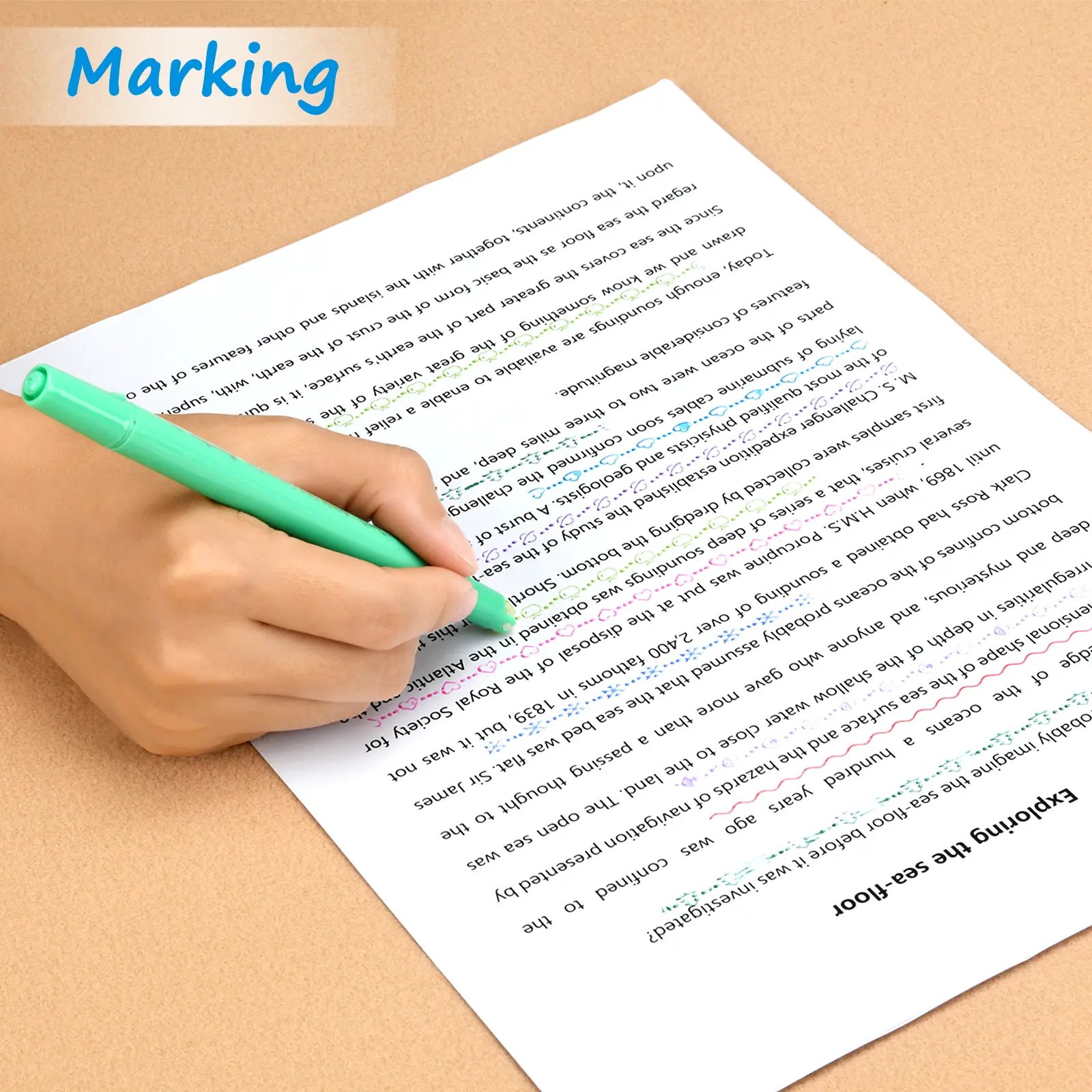 🔥LAST DAY 50% OFF - Dual Tip Curve Highlighter Pen Set