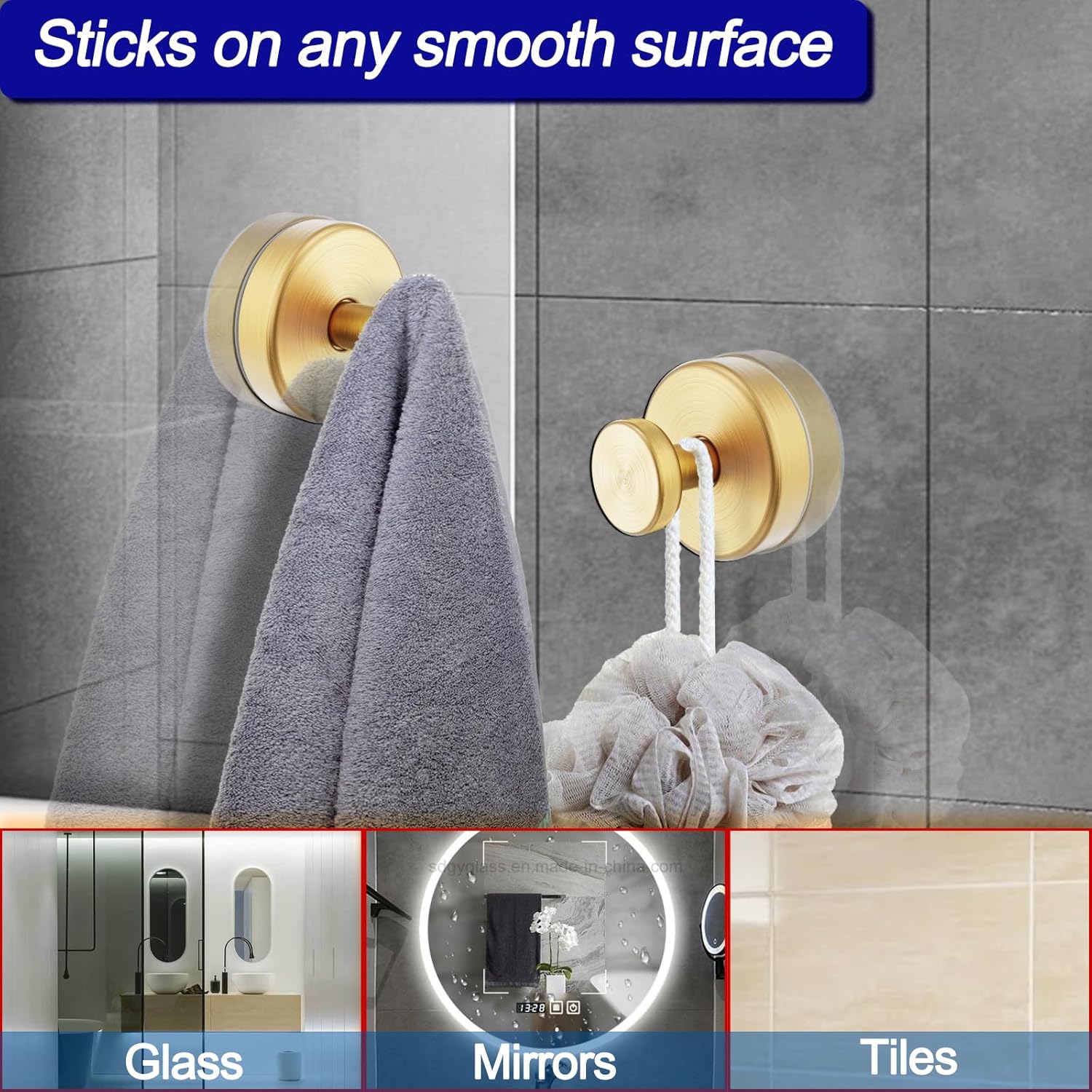Removable Shower Hooks