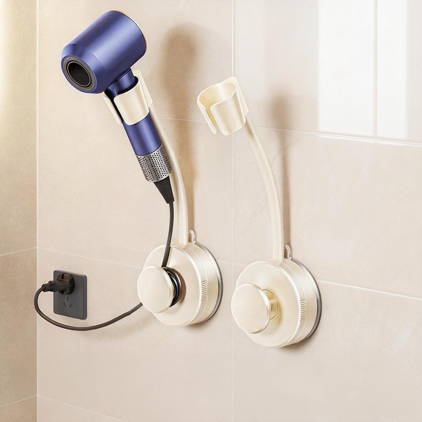 Hands-Free Rotating Hair Dryer Holder