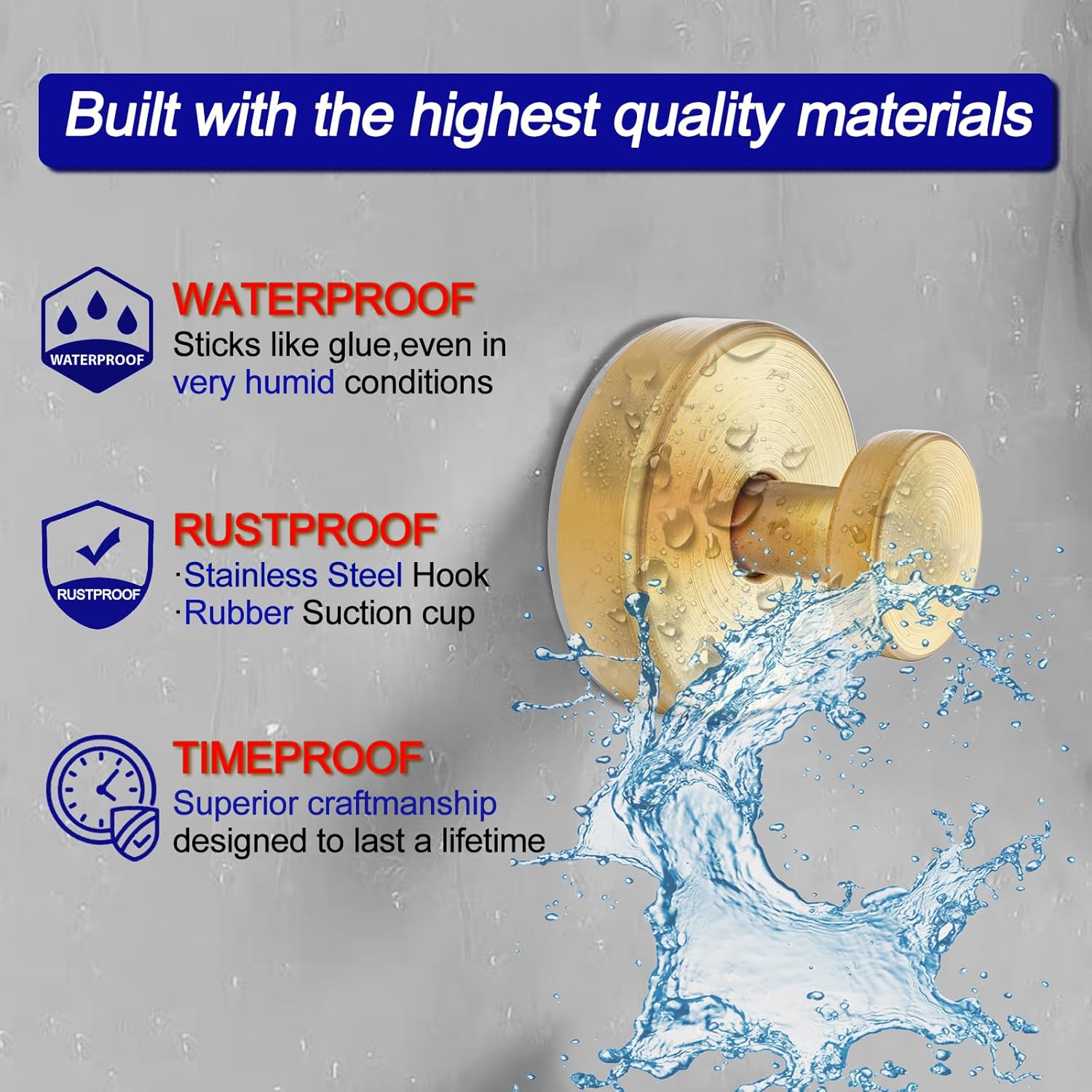 Removable Shower Hooks