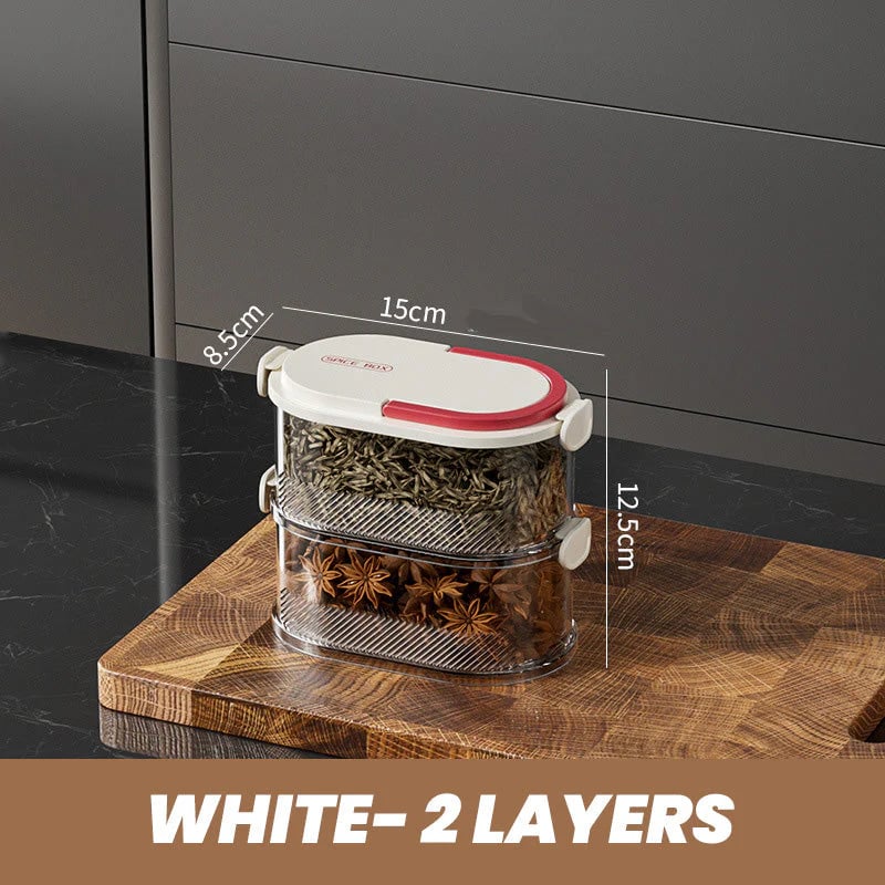 ⚡Limited-time special offer🔥 Multi-layer Sealed Spice Organizer