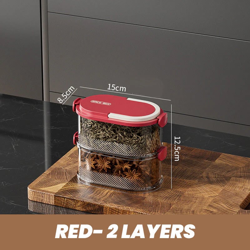 ⚡Limited-time special offer🔥 Multi-layer Sealed Spice Organizer