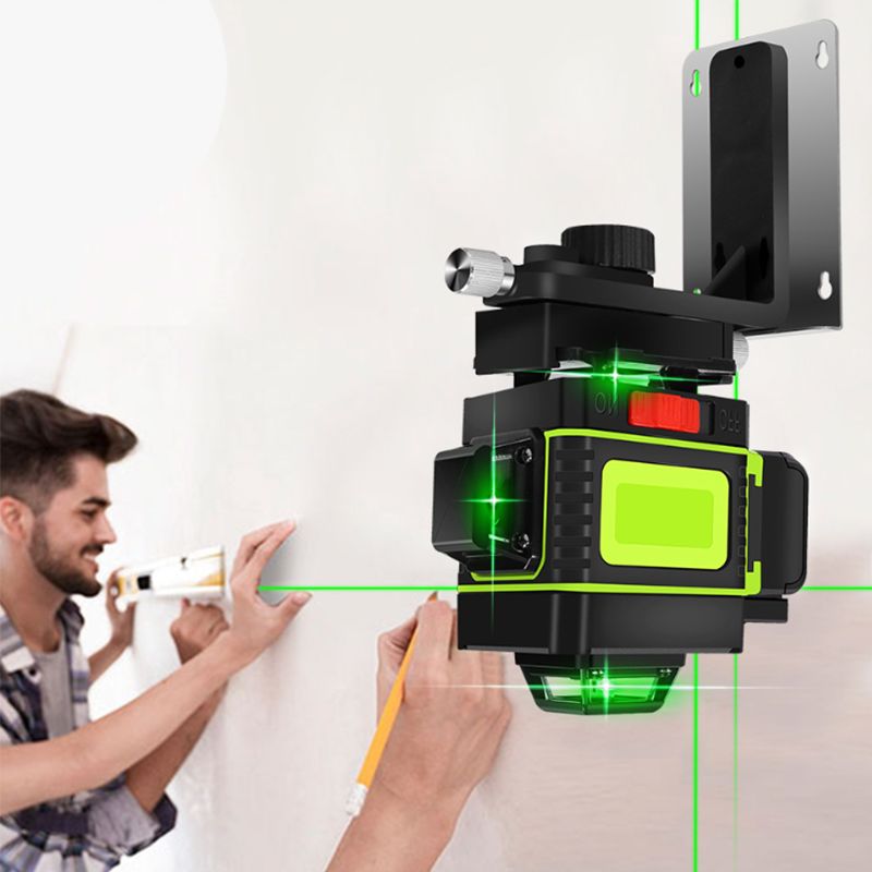 LAST DAY 50% OFF - 16 Lines Green Light Laser Level Self Leveling Tool