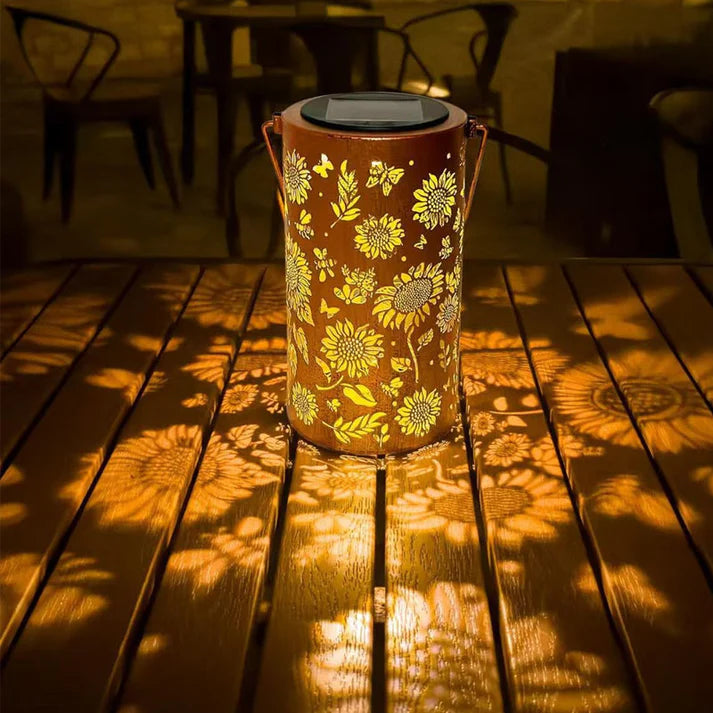 🔥HOT SALE 49% OFF-🌞Colorful Sunflower Glow Solar Garden Lantern
