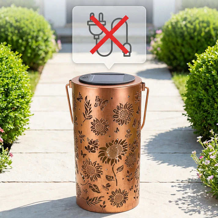 🔥HOT SALE 49% OFF-🌞Colorful Sunflower Glow Solar Garden Lantern