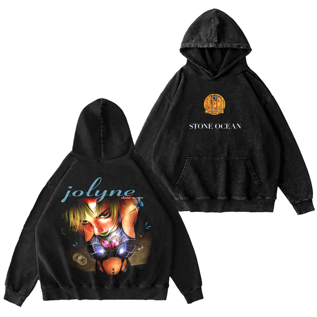 Jolyne Cujoh Stone Ocean Jojo Washed T-shirt/Crewneck/Hoodie-Coordom