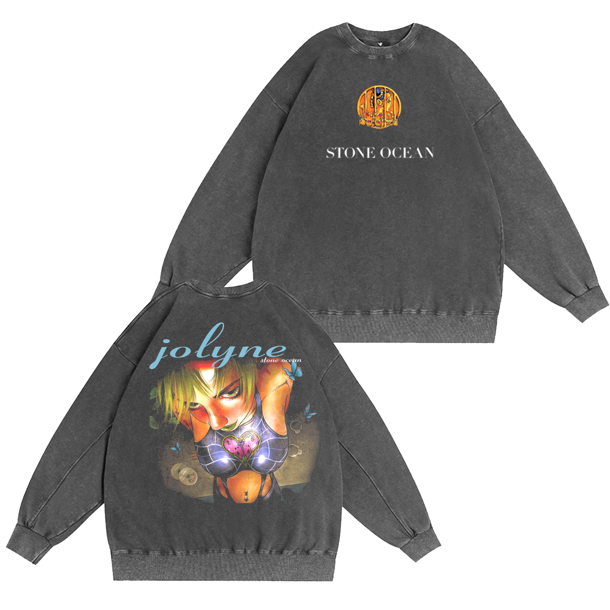 Jolyne Cujoh Stone Ocean Jojo Washed T-shirt/Crewneck/Hoodie-Coordom