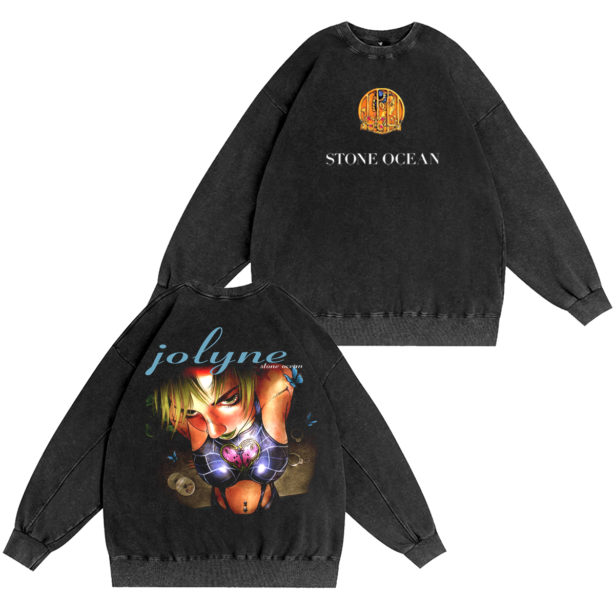 Jolyne Cujoh Stone Ocean Jojo Washed T-shirt/Crewneck/Hoodie-Coordom
